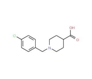 1-(4-Chloro-benzyl)-piperidine-4-carboxylic acid - chemical structure image