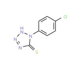 1-(4-Chloro-phenyl)-1H-tetrazole-5-thiol (CAS 27143-76-6) - chemical structure image