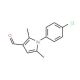 1-(4-Chloro-phenyl)-2,5-dimethyl-1H-pyrrole-3-carbaldehyde (CAS 20461-26-1) - chemical structure image