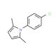 1-(4-Chloro-phenyl)-2,5-dimethyl-1H-pyrrole (CAS 5044-23-5) - chemical structure image