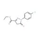 1-(4-Chloro-phenyl)-5-oxo-4,5-dihydro-1H-pyrazole-3-carboxylic acid ethyl ester - chemical structure image