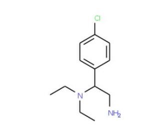 1-(4-Chloro-phenyl)-N*1*,N*1*-diethyl-ethane-1,2-diamine - chemical structure image