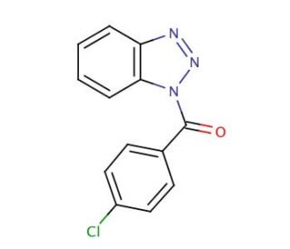 1-(4-Chlorobenzoyl)-1H-benzotriazole (CAS 4231-70-3) - chemical structure image