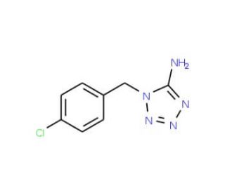 1-(4-Chlorobenzyl)-1H-1,2,3,4-tetraazol-5-ylamine (CAS 31694-94-7) - chemical structure image