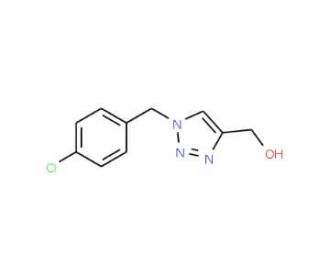 [1-(4-Chlorobenzyl)-1H-1,2,3-triazol-4-yl]methanol - chemical structure image