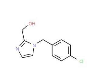 [1-(4-Chlorobenzyl)-1H-imidazol-2-yl]methanol (CAS 175203-53-9) - chemical structure image