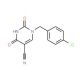 1-(4-Chlorobenzyl)-2,4-dioxo-1,2,3,4-tetrahydro-5-pyrimidinecarbonitrile - chemical structure image