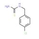 1-(4-Chlorobenzyl)-2-thiourea (CAS 24827-37-0) - chemical structure image