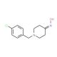1-(4-chlorobenzyl)piperidin-4-one oxime - chemical structure image