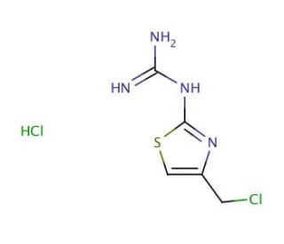 1-(4-Chloromethyl-2-thiazoyl)guanidine Hydrochloride Salt (CAS 69014-12-6) - chemical structure image