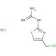 1-(4-Chloromethyl-2-thiazoyl)guanidine Hydrochloride Salt (CAS 69014-12-6) - chemical structure image