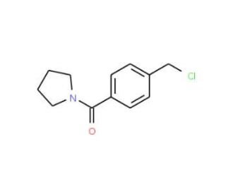 1-[4-(chloromethyl)benzoyl]pyrrolidine - chemical structure image