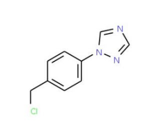 1-[4-(Chloromethyl)phenyl]-1H-1,2,4-triazole (CAS 143426-53-3) - chemical structure image