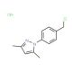 1-[4-(chloromethyl)phenyl]-3,5-dimethyl-1H-pyrazole hydrochloride - chemical structure image