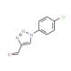 1-(4-Chlorophenyl)-1H-1,2,3-triazole-4-carbaldehyde (CAS 113934-27-3) - chemical structure image