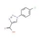 1-(4-chlorophenyl)-1H-1,2,3-triazole-4-carboxylic acid - chemical structure image