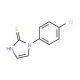 1-(4-chlorophenyl)-1H-imidazole-2-thiol (CAS 17452-12-9) - chemical structure image