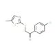 1-(4-chlorophenyl)-2-[(5-methyl-1,3-thiazol-2-yl)thio]ethanone - chemical structure image