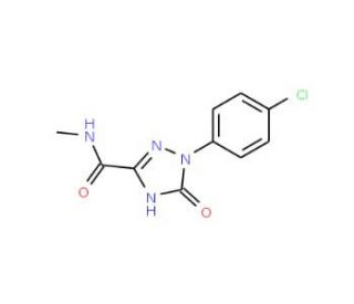 1-(4-Chlorophenyl)-2,5-dihydro-5-oxo-1H-1,2,4-triazole-3-carboxylic acid dimethylamide - chemical structure image