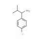 1-(4-chlorophenyl)-2-methylpropan-1-amine - chemical structure image