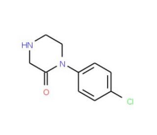 1-(4-Chlorophenyl)-2-piperazinone (CAS 55083-85-7) - chemical structure image