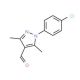 1-(4-Chlorophenyl)-3,5-dimethyl-1H-pyrazole-4-carbaldehyde - chemical structure image