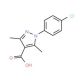 1-(4-chlorophenyl)-3,5-dimethyl-1H-pyrazole-4-carboxylic acid - chemical structure image