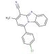 1-(4-chlorophenyl)-3-methylpyrido[1,2-a]benzimidazole-4-carbonitrile - chemical structure image