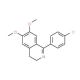 1-(4-Chlorophenyl)-6,7-dimethoxy-3,4-dihydroisoquinoline (CAS 76201-90-6) - chemical structure image