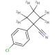 1-(4-Chlorophenyl)cyclobutane-d6 Carbonitrile - chemical structure image