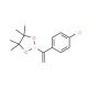 1-(4-Chlorophenyl)vinylboronic acid, pinacol ester (CAS 850567-54-3) - chemical structure image