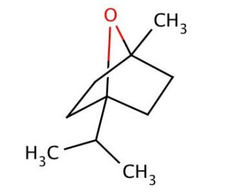 1,4-Cineole (CAS 470-67-7) - chemical structure image