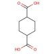 1,4-Cyclohexanedicarboxylic acid (CAS 1076-97-7) - chemical structure image