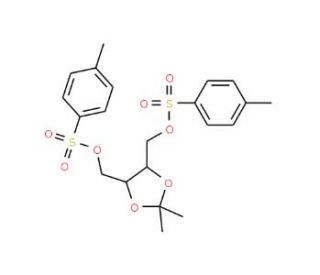 1,4-Di-O-tosyl-2,3-O-isopropylidene-D-threitol (CAS 51064-65-4) - chemical structure image