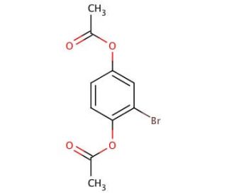 1,4-Diacetoxy-2-bromobenzene (CAS 52376-16-6) - chemical structure image