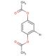 1,4-Diacetoxy-2-bromobenzene (CAS 52376-16-6) - chemical structure image
