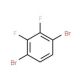 1,4-Dibromo-2,3-difluorobenzene (CAS 156682-52-9) - chemical structure image
