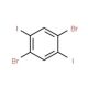 1,4-Dibromo-2,5-diiodobenzene (CAS 63262-06-6) - chemical structure image