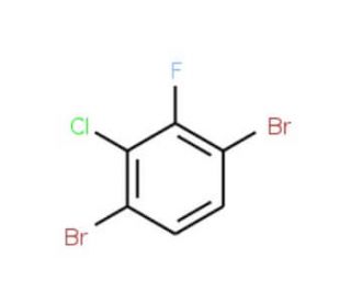 1,4-Dibromo-2-chloro-3-fluorobenzene (CAS 1000573-09-0) - chemical structure image