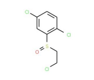 1,4-dichloro-2-[(2-chloroethane)sulfinyl]benzene - chemical structure image