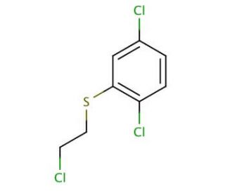 1,4-dichloro-2-[(2-chloroethyl)thio]benzene - chemical structure image