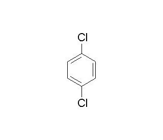 1,4-Dichlorobenzene (CAS 106-46-7) - chemical structure image