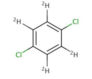 1,4-Dichlorobenzene-d<sub>4</sub> (CAS 3855-82-1) - chemical structure image