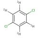 1,4-Dichlorobenzene-d4 (CAS 3855-82-1) - chemical structure image
