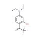1-[4-(Diethylamino)-2-hydroxyphenyl]-2,2,2-trifluoro-1-ethanone (CAS 333303-11-0) - chemical structure image