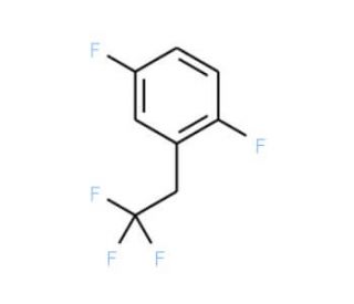 1,4-Difluoro-2-(2,2,2-trifluoroethyl)benzene - chemical structure image