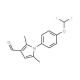 1-[4-(difluoromethoxy)phenyl]-2,5-dimethyl-1H-pyrrole-3-carbaldehyde - chemical structure image