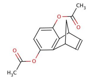 1,4-Dihydro-1,4-methanonaphthalene-5,8-diol diacetate (CAS 7213-65-2) - chemical structure image