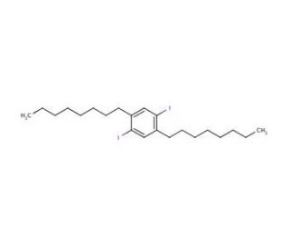 1,4-Diiodo-2,5-dioctylbenzene (CAS 171569-01-0) - chemical structure image