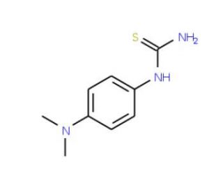 1-[4-(Dimethylamino)phenyl]-2-thiourea (CAS 22283-43-8) - chemical structure image